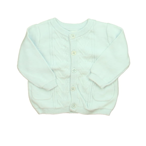 Pre-Owned Angel Dear Boys Blue Cardigan size: 0-3 Months (Good)