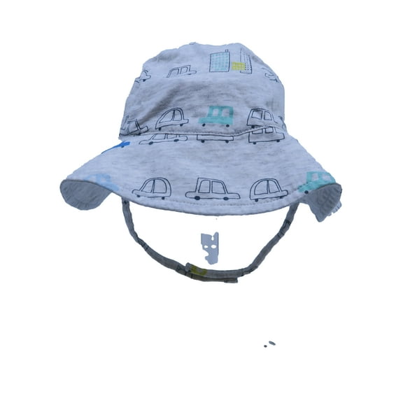 Pre-owned: Angel Dear Boys Grey | Cars Sun Hat size: 0-12 Months (Excellent)