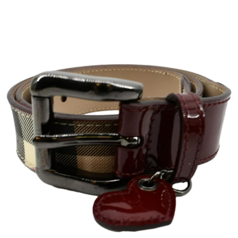 Burberry belt red shop