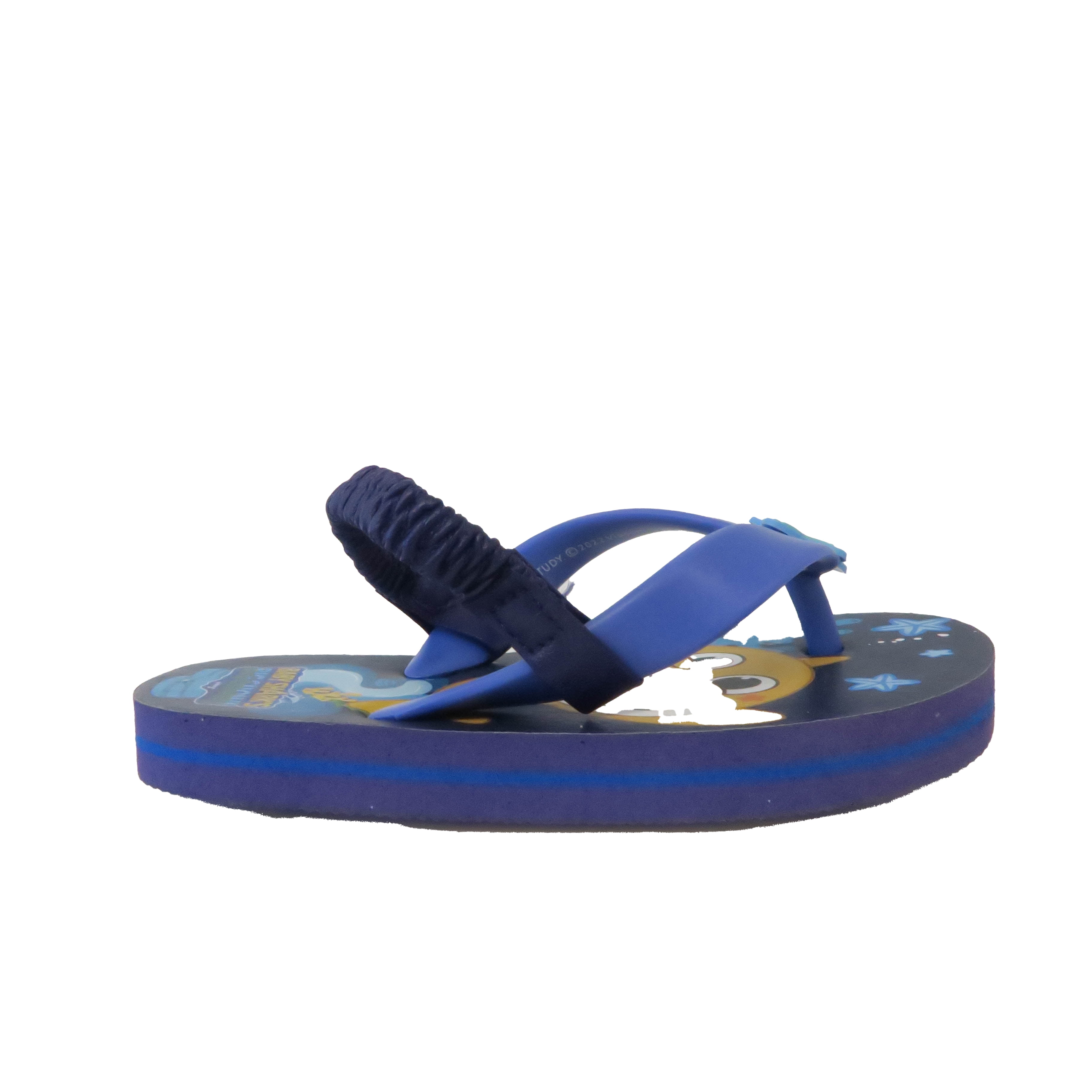Baby Shark Brandclub Pre owned Baby Shark Boys Blue Flip Flops size 5 6 Toddler