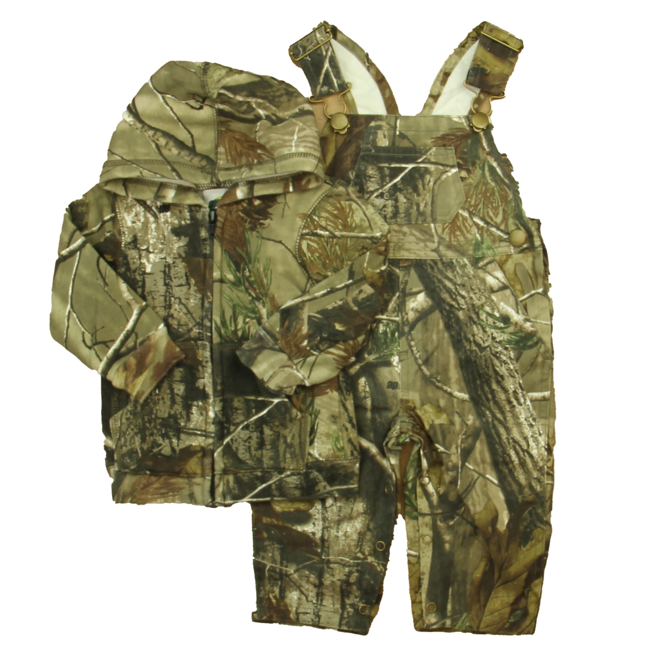 Pre-owned Bass Pro Shops Boys Green Camo Apparel Sets size: 9 Months 