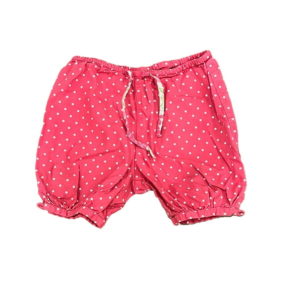 Pre-Owned Boden Girls Pink Polka Dots Shorts size: 12-18 Months (Good)
