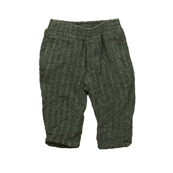 Pre-Owned Catimini Boys Gray Houndstooth Pants size: 6 Months (Good)