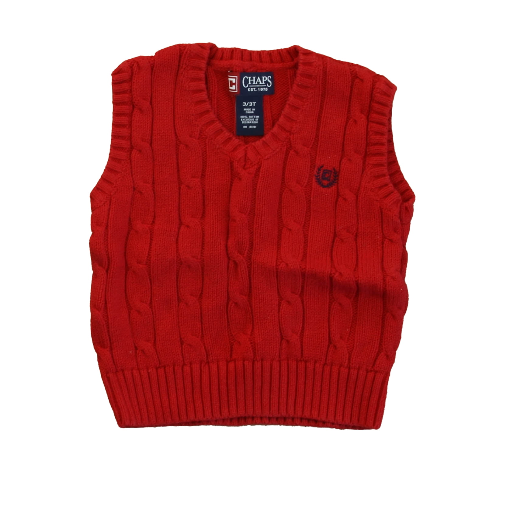 Boys red sweater vest best sale