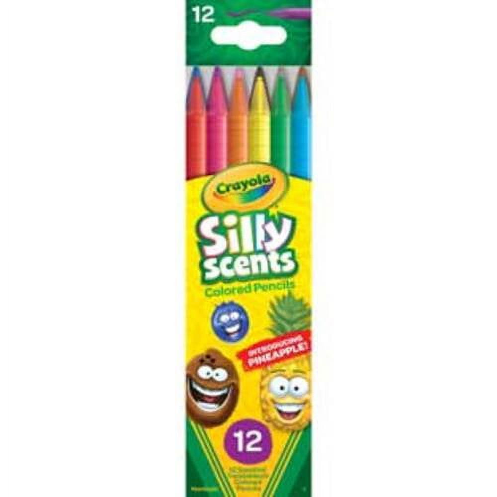 Preowned Crayola Silly Scents Colored Pencils Set Of 12