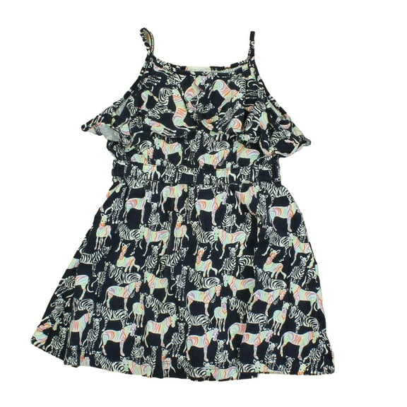 Pre-Owned Crewcuts Girls Black | Zebras Dress size: 2T (Good)