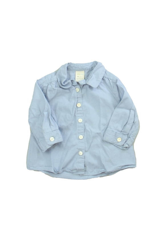 Pre-owned: Crewcuts Girls Blue Blouse size: 2T (Good)