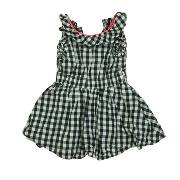 Pre-Owned Crewcuts Girls Navy | White Dress size: 2T (Good)