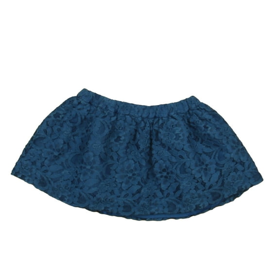 Pre-Owned Crewcuts Girls Teal Skirt size: 2T (Good)