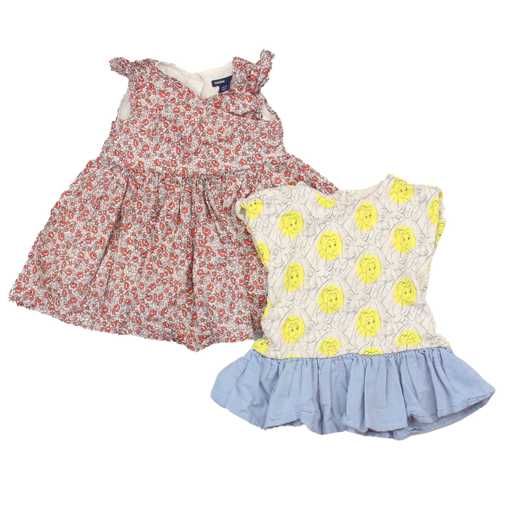 Pre owned Disney for Gap Gap Girls Pink Red Blue Belle
