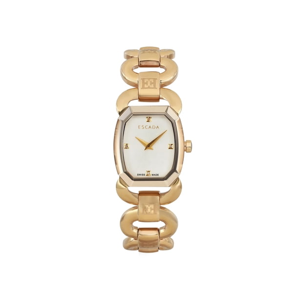 Pre-Owned Escada Charlene Gold Tone Steel Quartz Ladies  display picture 1
