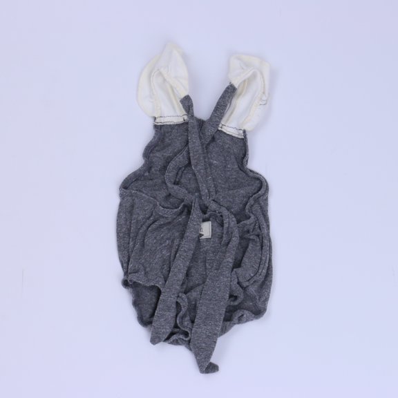 Pre-owned: Everly B. Girls Gray | Ivory Romper size: 9-12 Months (Good)