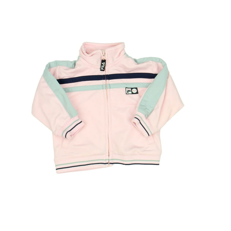 Pre Owned Fila Girls Pink Jacket size 12 Months Good Walmart