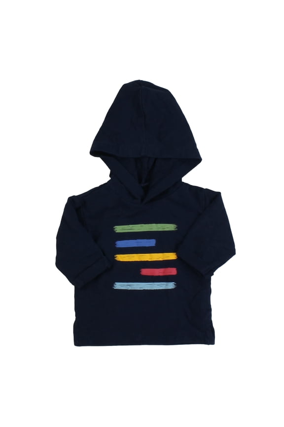 Pre-owned: Focus Boys Blue | Stripes Long Sleeve T-Shirt size: New Born (Excellent)