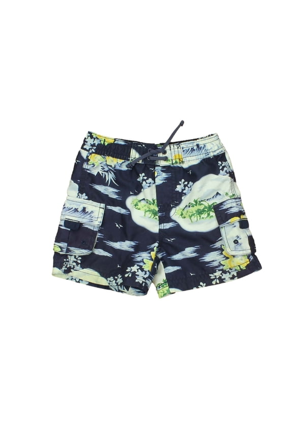 Pre-owned: Gap Boys Blue | White | Yellow Trunks size: 6-12 Months (Good)