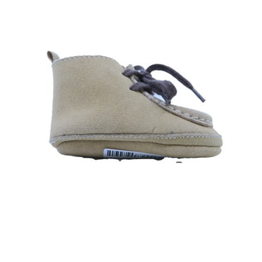 Pre-Owned Gap Boys Brown Booties size: 3-6 Months (Fair)