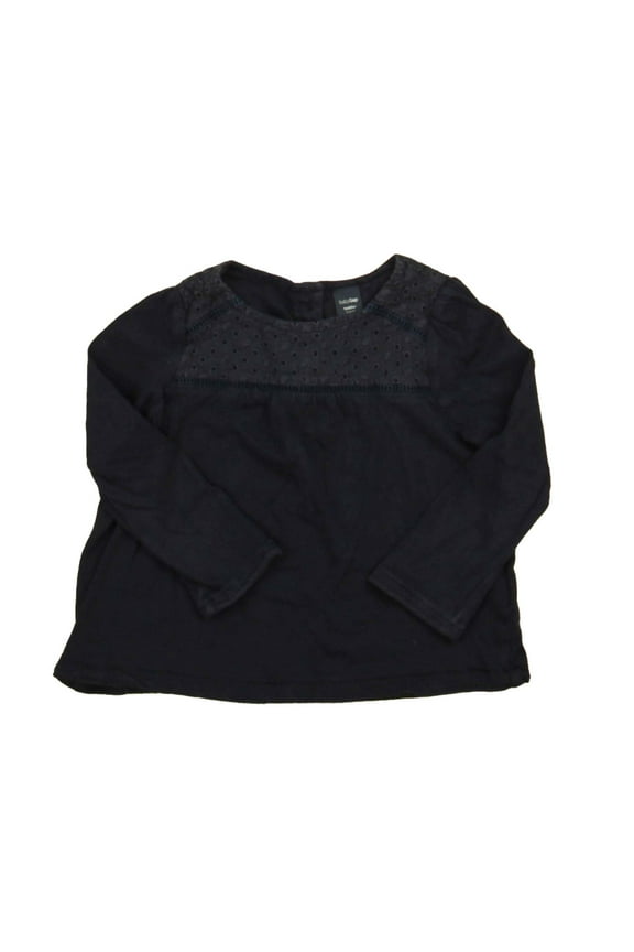 Pre-Owned Gap Girls Navy Long Sleeve T-Shirt size: 2T (Good)