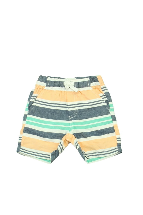 Pre-owned: Gymboree Boys Blue | Orange | Teal Shorts size: 6-12 Months (Excellent)