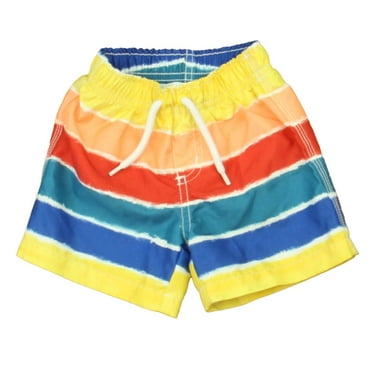 Pre-Owned Gymboree Boys Yellow | Red | Blue Trunks size: 6-12 Months (Good)