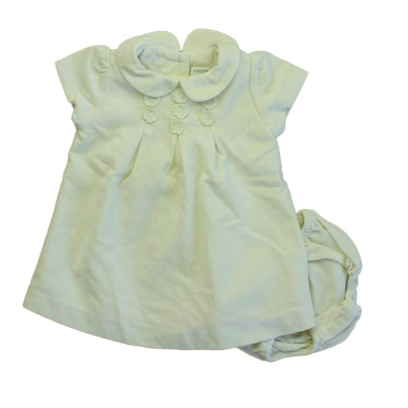 Pre-Owned Gymboree Girls Ivory Dress size: 3-6 Months (Good)