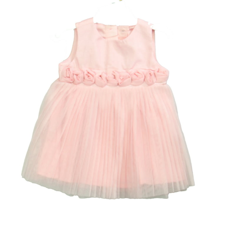 Pre-owned Gymboree Girls Pink Dress size: 3-6 Months 