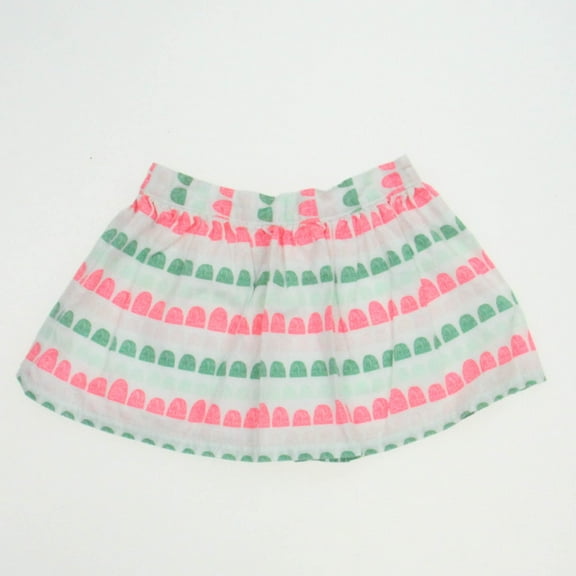 Pre-Owned Gymboree Girls Pink | White | Green Skirt size: 18-24 Months (Excellent)