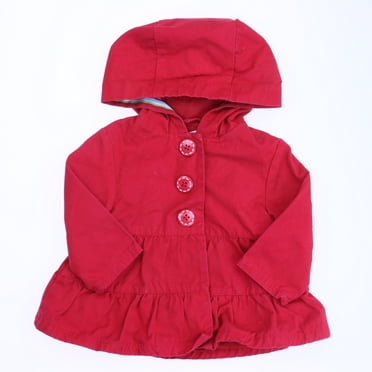 Pre-Owned Gymboree Girls Red Jacket size: 6-12 Months (Excellent)