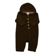 Pre-owned Hanna Andersson Boys Brown Long Sleeve Outfit size: 6-12 Months