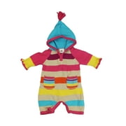 Pre-owned Hanna Andersson Girls Multi | Stripes Long Sleeve Outfit size: 0-3 Months