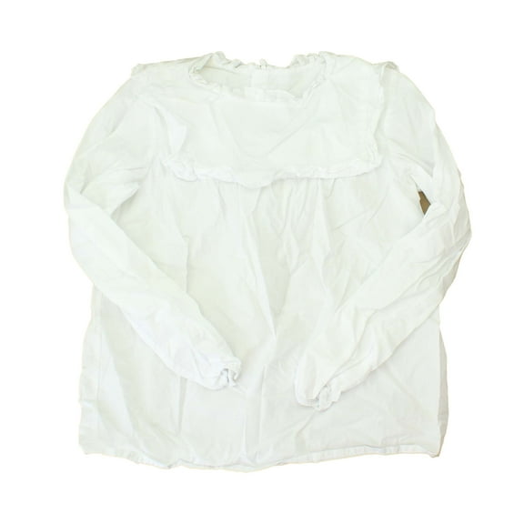 Pre-owned: Jacadi Girls White Blouse size: 12 Years (Excellent)