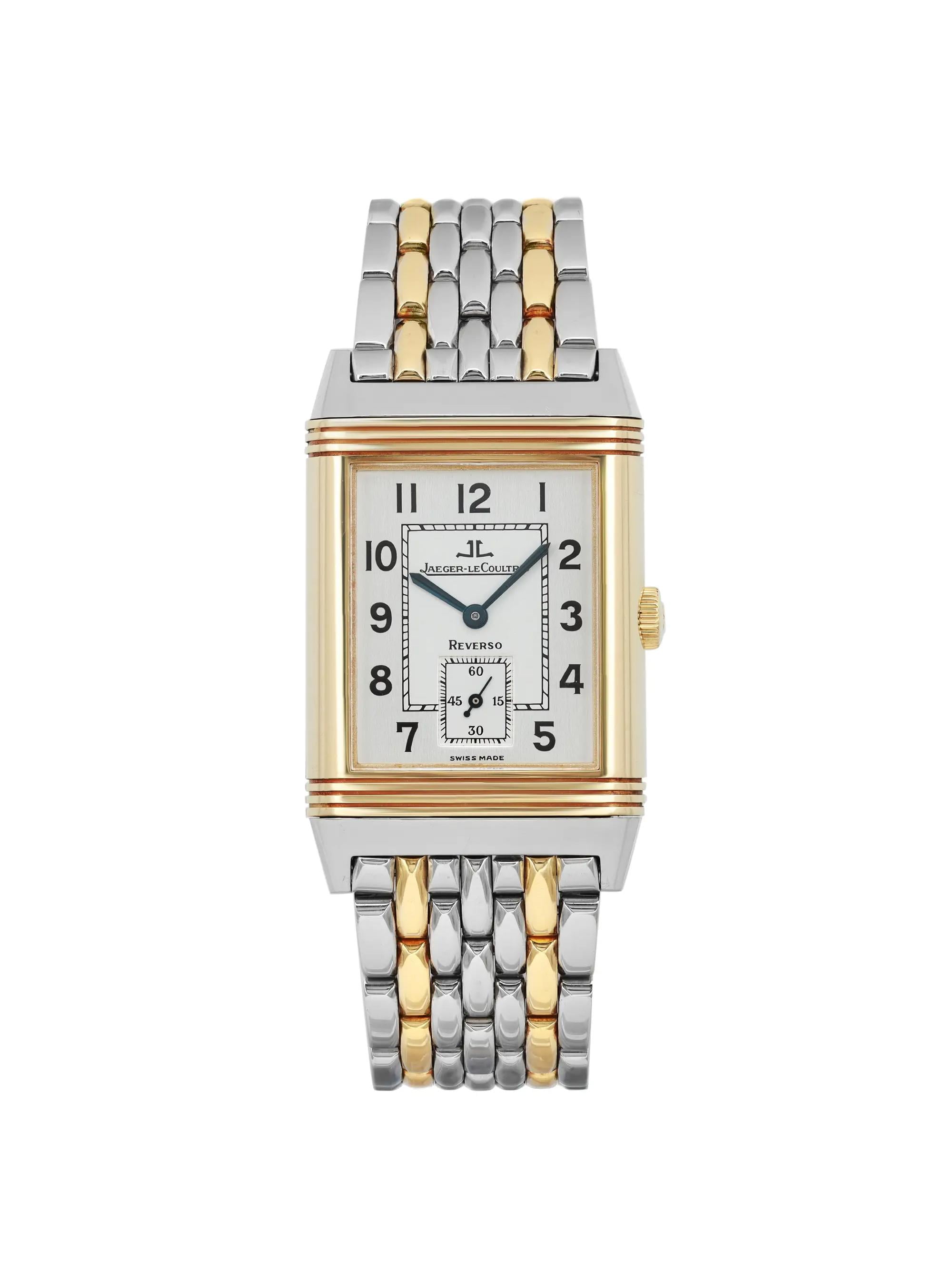 JAEGER LECOULTRE Pre-Owned Jaeger-LeCoultre Reverso Grande Taille Two Tone Watch 270.5.62 (Good)