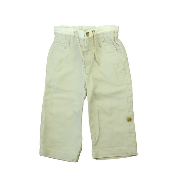 Pre-Owned Janie and Jack Boys Khaki Pants size: 12-18 Months (Good)