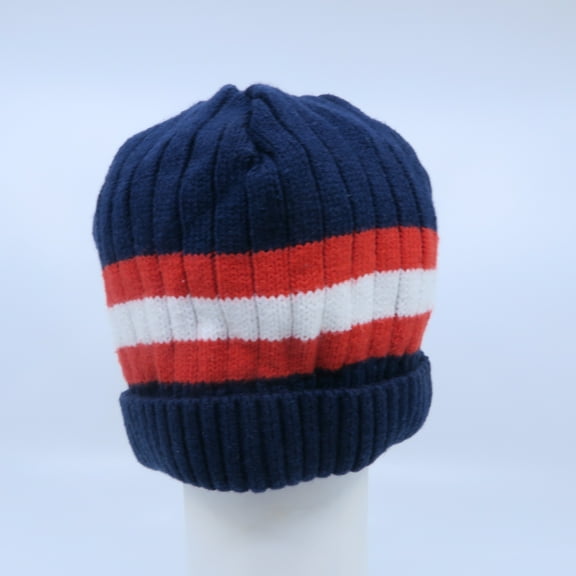 Pre-Owned Janie and Jack Boys Navy | Red | White Winter Hat size: 12-24 Months (Good)