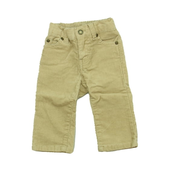 Pre-owned: Janie and Jack Boys Tan Corduroy Pants size: 6-12 Months (Excellent)