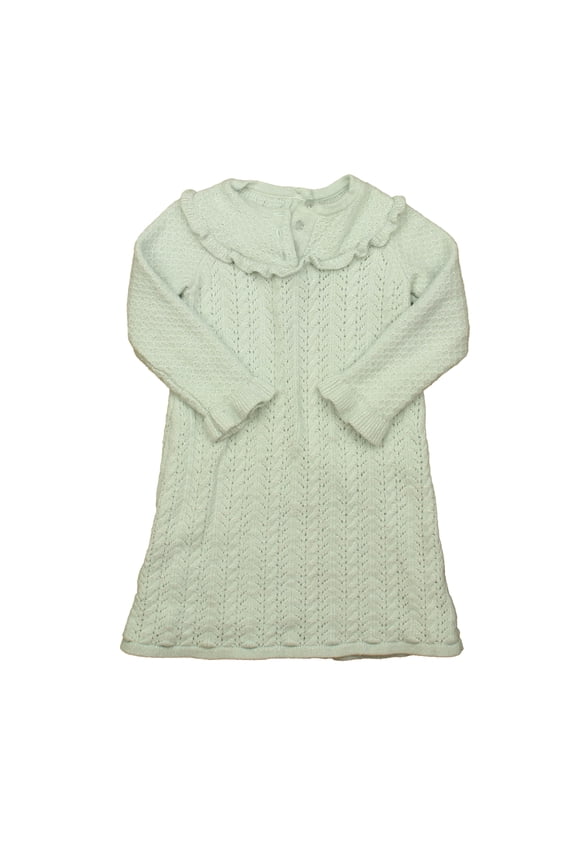 Pre-Owned Janie and Jack Girls Blue Sweater Dress size: 3T (Good)