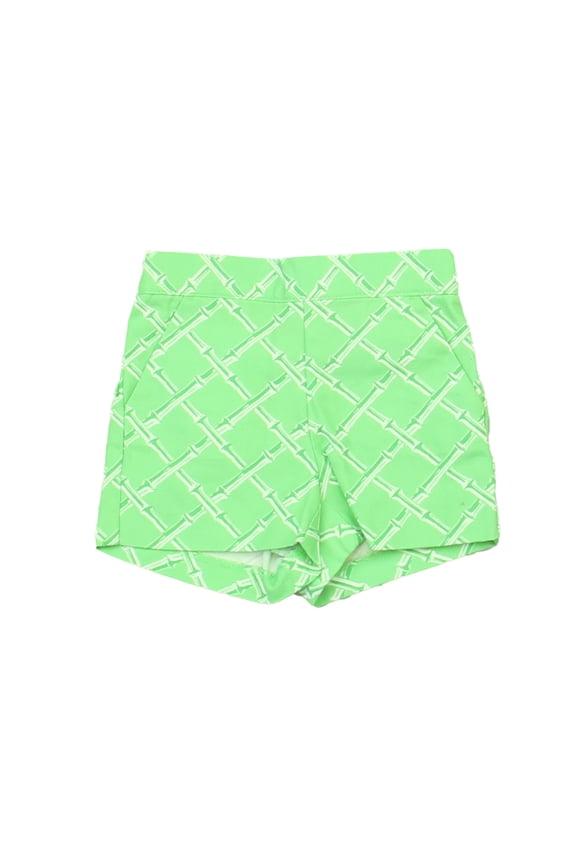 Pre-Owned Janie and Jack Girls Green | White Shorts size: 6-12 Months (New with Tags)