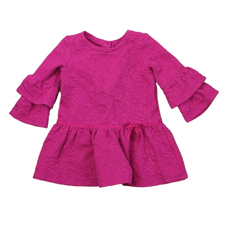 Pre-Owned Janie and Jack Girls Pink Dress size: 2T (Good