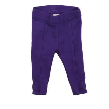 Pre-Owned Janie and Jack Girls Purple Leggings size: 3-6 Months (Good)