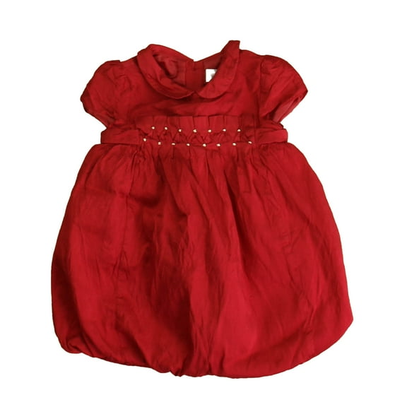Pre-Owned Janie and Jack Girls Red Special Occasion Dress size: 3-6 Months (Good)
