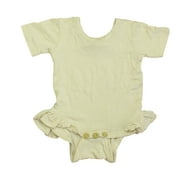 Pre-owned Kate Quinn Organics Girls Ivory Romper size: 3-6 Months