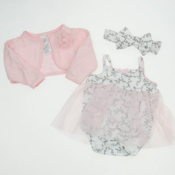 Pre-Owned Laura Ashley Girls Light Pink Cardigan size: 3-6 Months (Good)