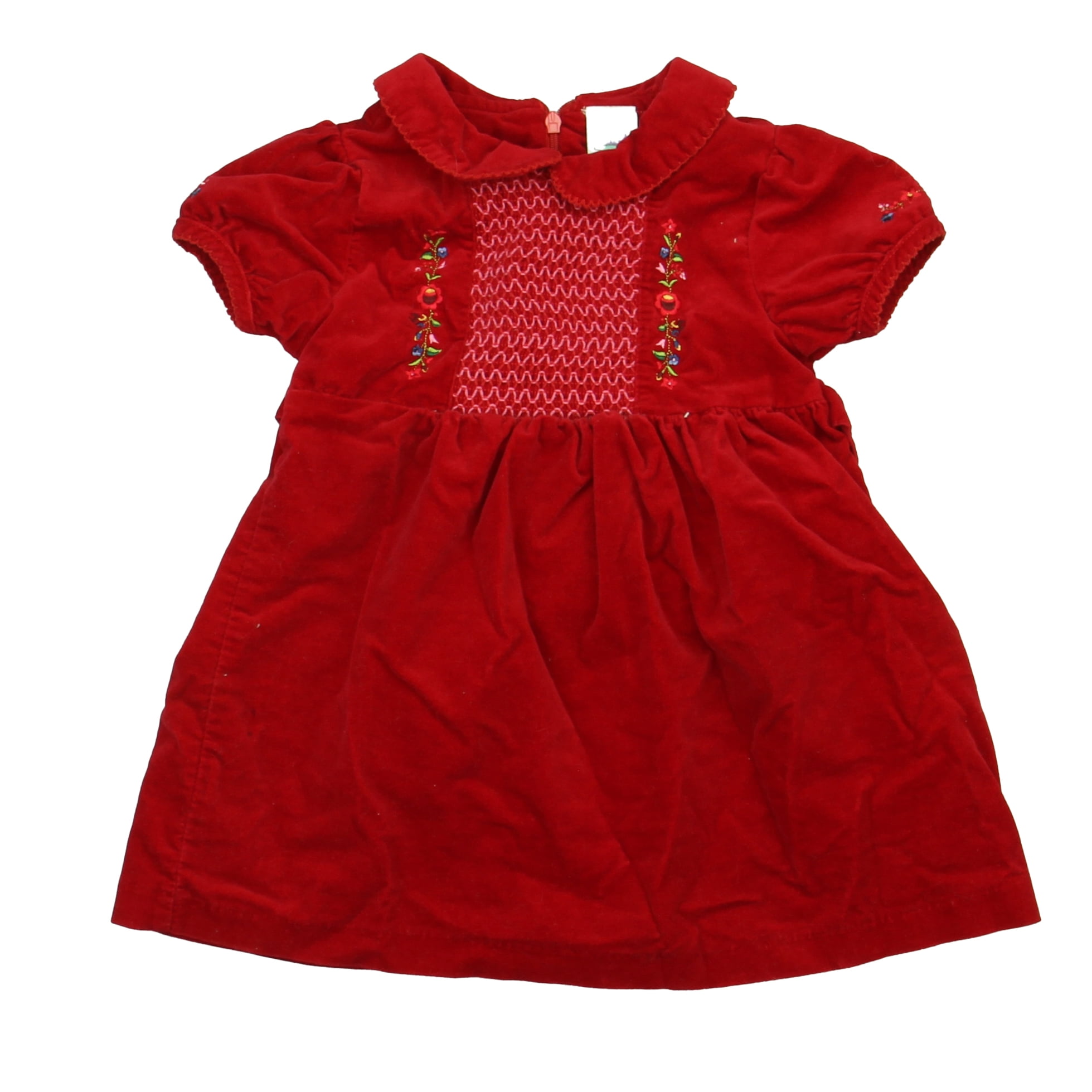 Girls red shop dress size 12