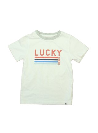 Lucky Brand Big Boys Monogram Print T-Shirt - Short Sleeve