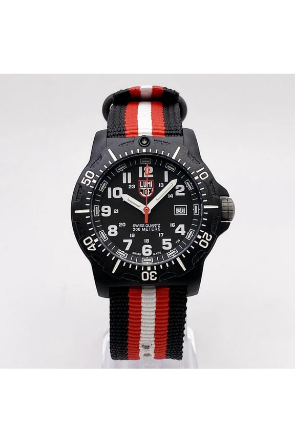 Pre-Owned Luminox Black OPS 45mm Carbon Black Dial Quartz Watch XL.8881 (Good)