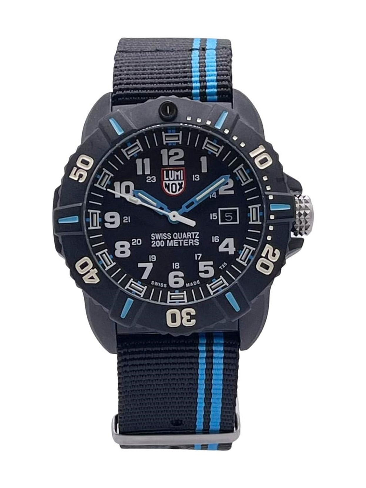 Pre Owned Luminox Coronado Series 3020 Carbon Mens Quartz Watch XS.3023 Good Walmart