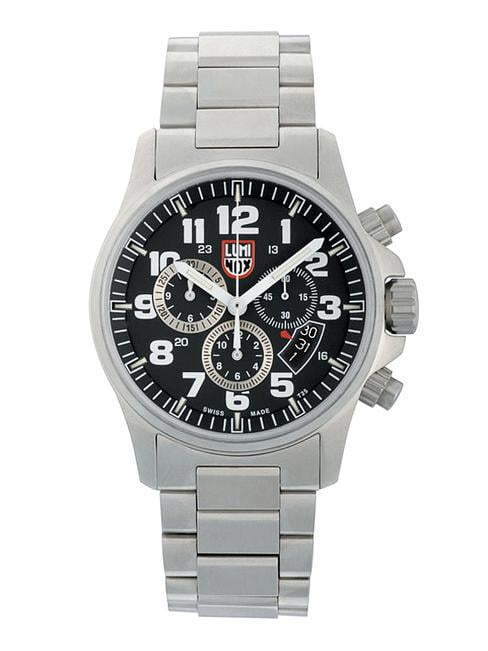 Pre-Owned Luminox Field Alarm Chronograph 42mm Steel Watch XL.1842 (Good)