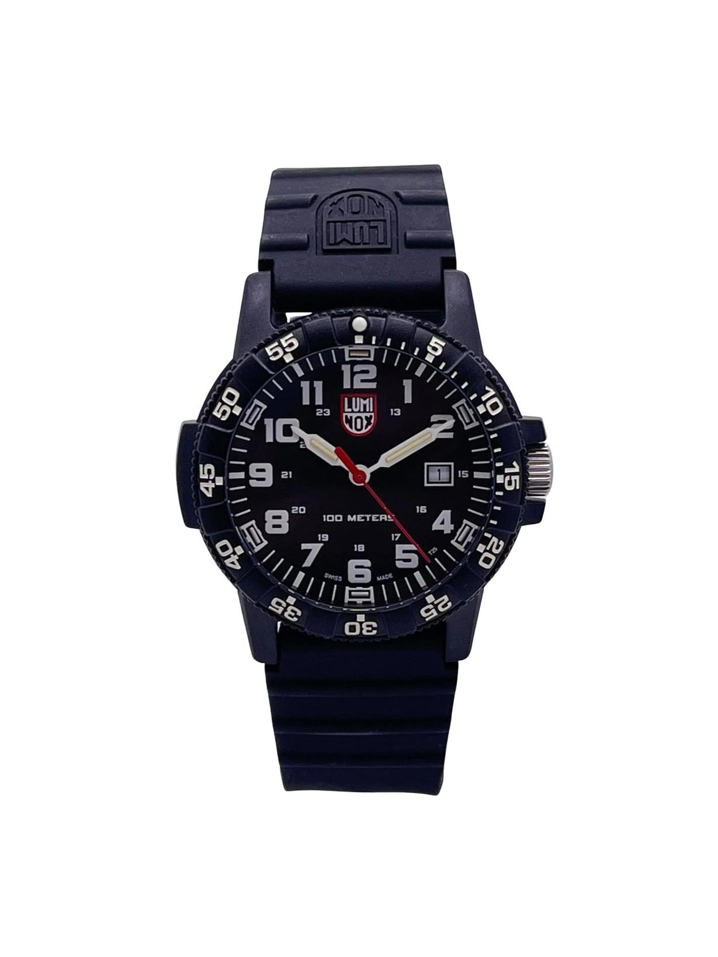 Pre-Owned Luminox Leatherback Sea Turtle 39mm Quartz Watch XS.0301