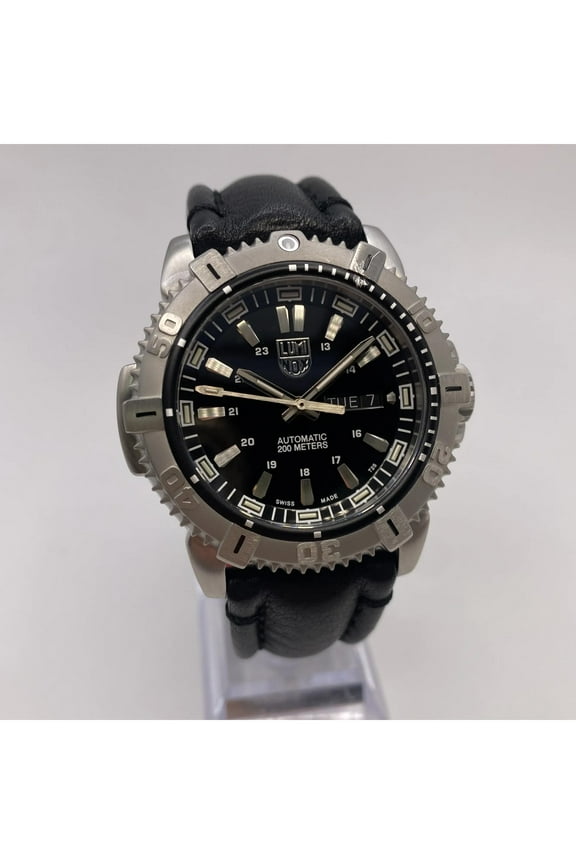 Pre-Owned Luminox Modern Mariner 45mm Steel Mens Watch XS.6501.NV (Good)