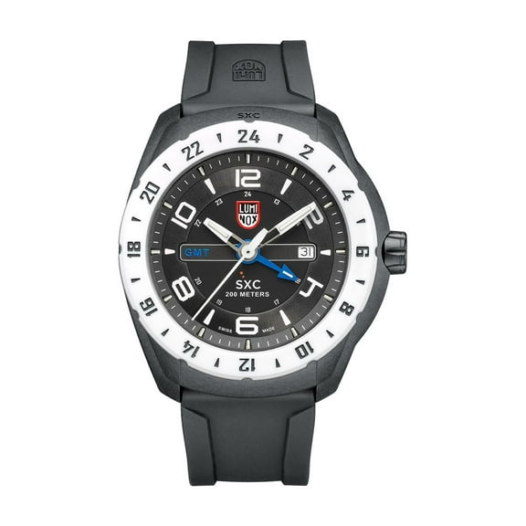 Pre-Owned Luminox SXC Space PC GMT Black Dial Carbon Quartz Watch XU.5027 (Good)