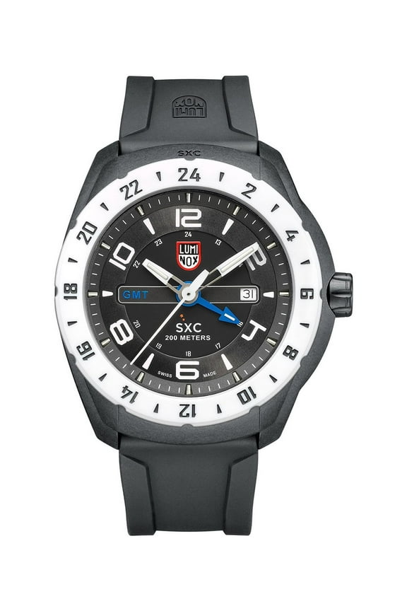 Pre-Owned Luminox SXC Space PC GMT Black Dial Carbon Quartz Watch XU.5027 (Good)